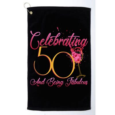 Celebrating 50 And Being Fabulous Golf Towel