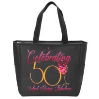 Celebrating 50 And Being Fabulous Zip Tote Bag