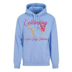 Celebrating 50 And Being Fabulous Unisex Surf Hoodie