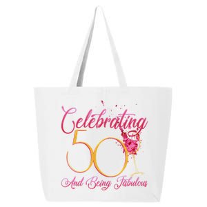 Celebrating 50 And Being Fabulous 25L Jumbo Tote