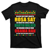 Celebrating Black History Month T-Shirt