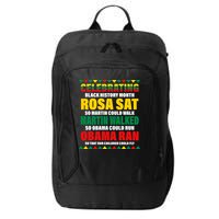 Celebrating Black History Month City Backpack