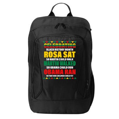 Celebrating Black History Month City Backpack