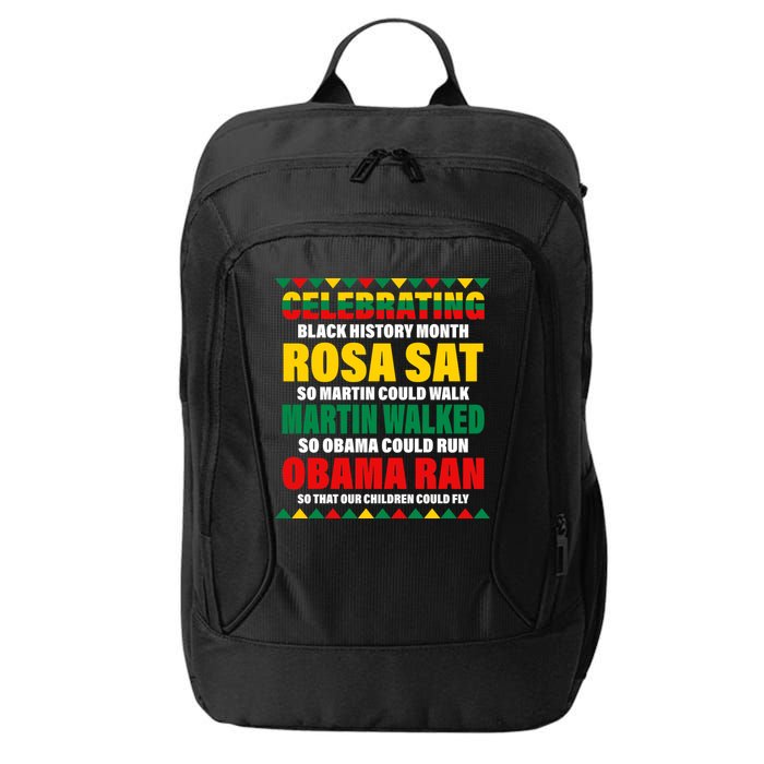 Celebrating Black History Month City Backpack