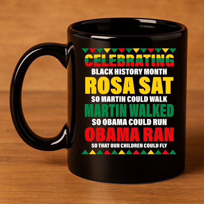Celebrating Black History Month 11oz C Handle Ceramic Mug