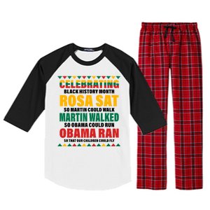 Celebrating Black History Month Raglan Sleeve Pajama Set