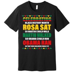 Celebrating Black History Month Premium T-Shirt