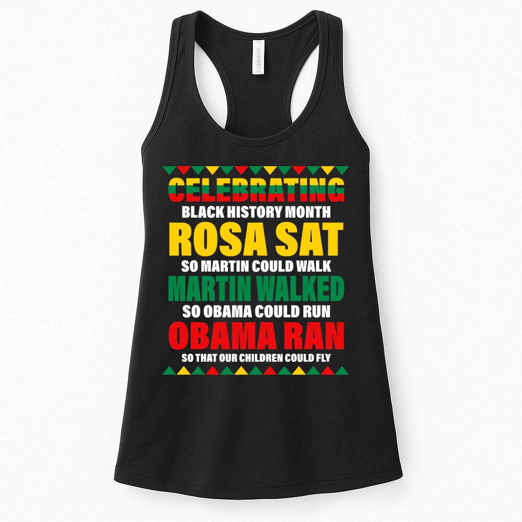 Celebrating Black History Month Womens Tank Top