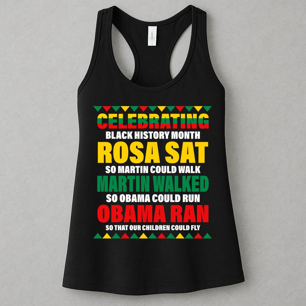 Celebrating Black History Month Womens Tank Top