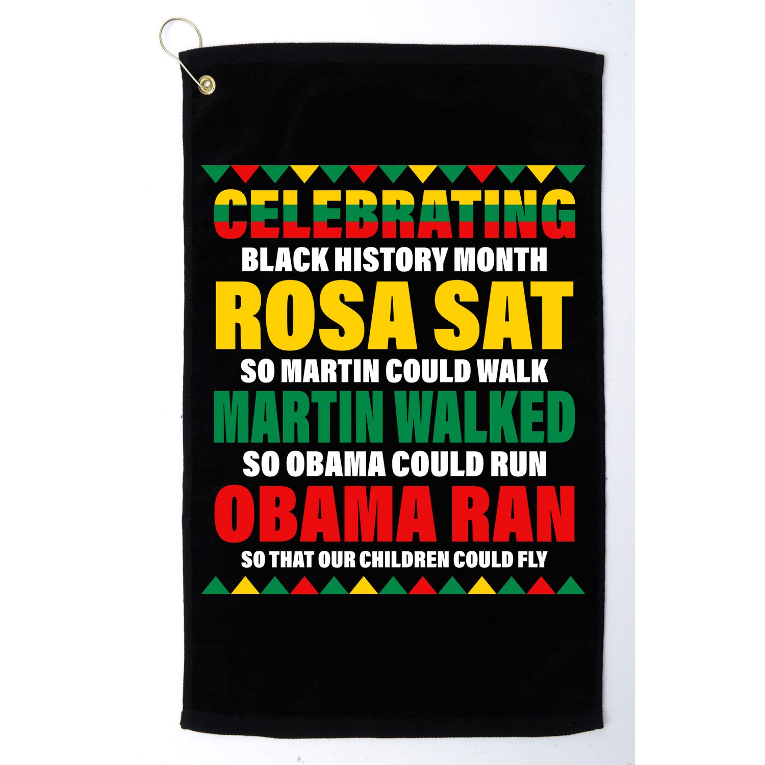 Celebrating Black History Month Golf Towel