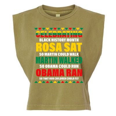 Celebrating Black History Month Garment-Dyed Women's Muscle Tee