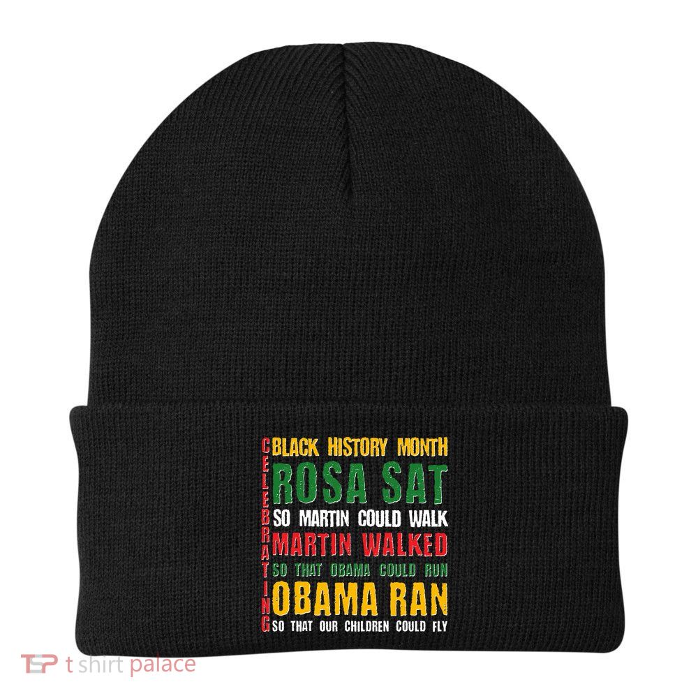 Celebrating Black History Month Rosa Martin Obama Beanie