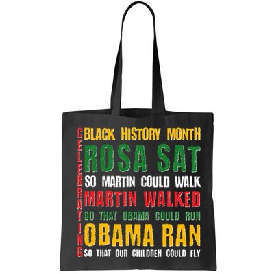 Celebrating Black History Month Rosa Martin Obama Bag