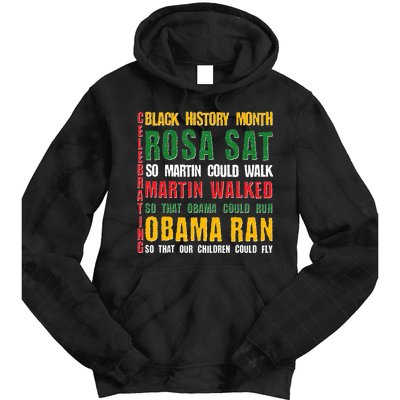 Celebrating Black History Month Rosa Martin Obama Tie Dye Hoodie