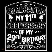 Celebrating My 11th Anniversary of My 29th Birthday 40th Birthday Mesh Reversible Basketball Jersey Tank