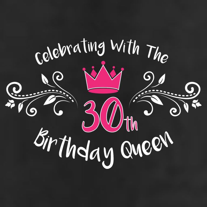 Celebrating With The 30th Birthday Queen Cool Comfort Performance Bucket Hat