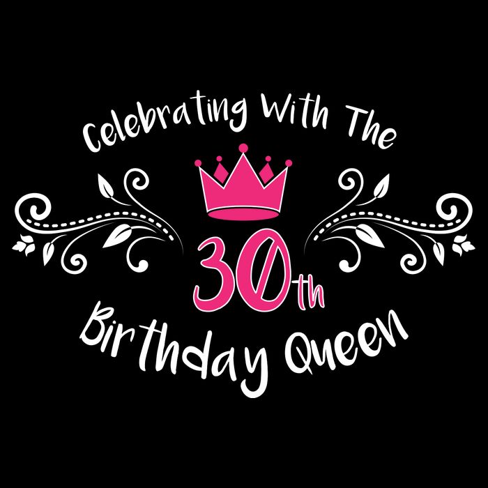 Celebrating With The 30th Birthday Queen Cooling Performance Crew T-Shirt