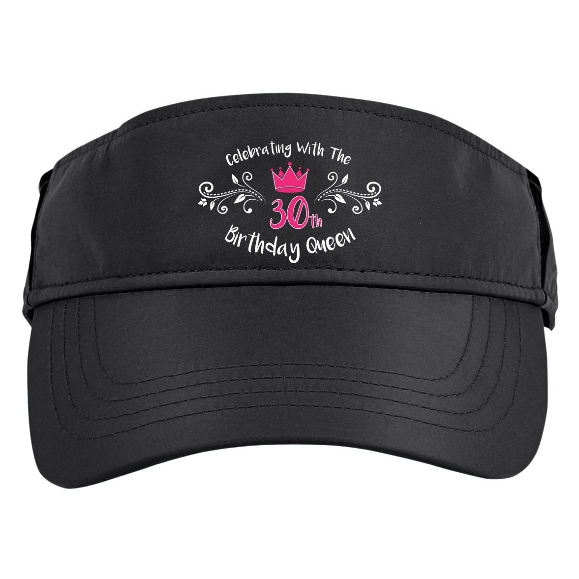 Celebrating With The 30th Birthday Queen Adult Drive Performance Visor