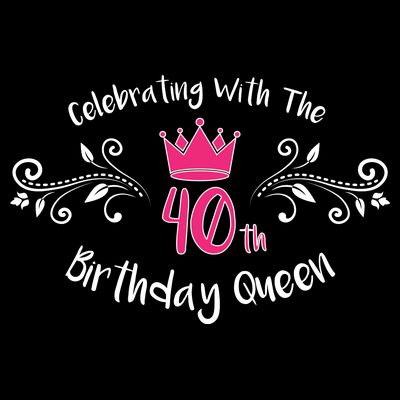 Celebrating With The 40th Birthday Queen T-Shirt