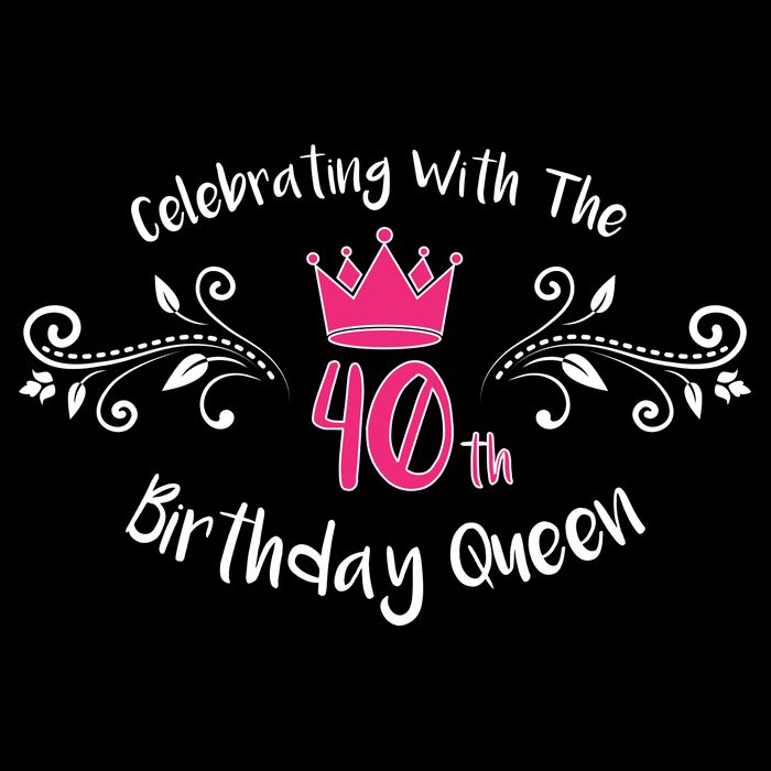Celebrating With The 40th Birthday Queen Tall T-Shirt