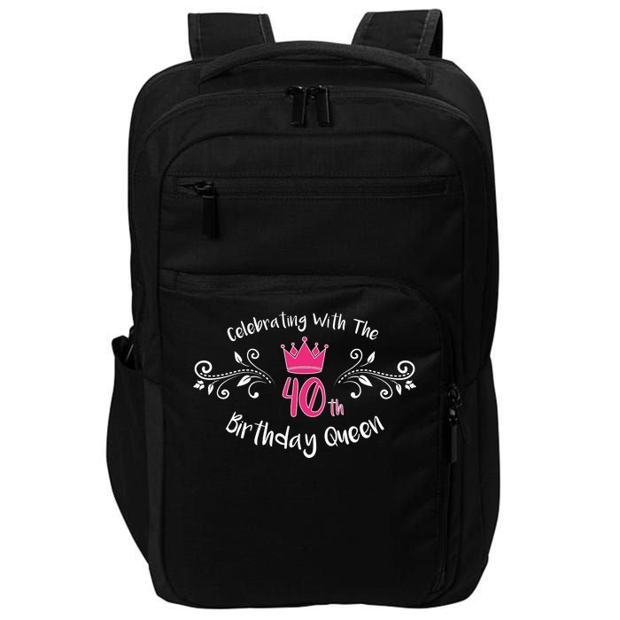 Celebrating With The 40th Birthday Queen Impact Tech Backpack