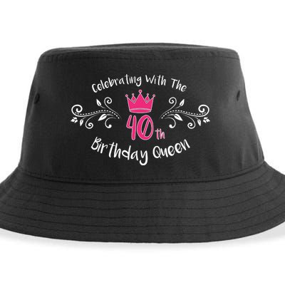 Celebrating With The 40th Birthday Queen Sustainable Bucket Hat