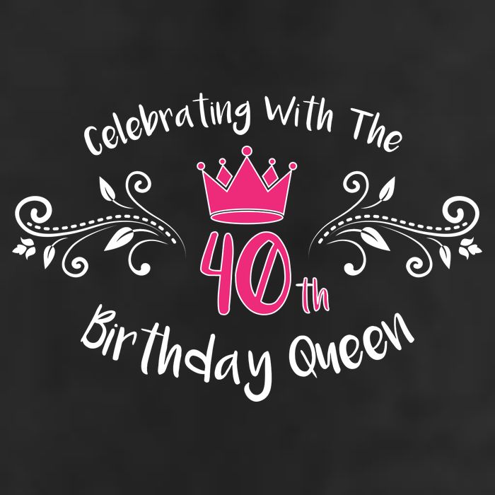 Celebrating With The 40th Birthday Queen Adult Drive Performance Visor