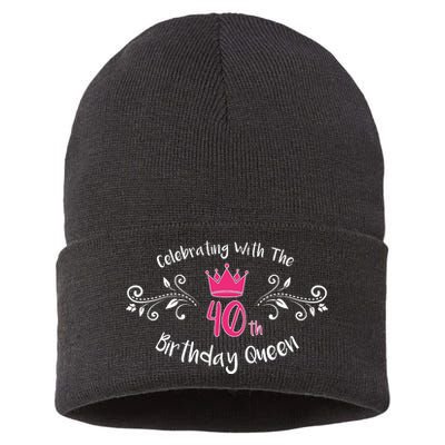 Celebrating With The 40th Birthday Queen Sustainable Knit Beanie