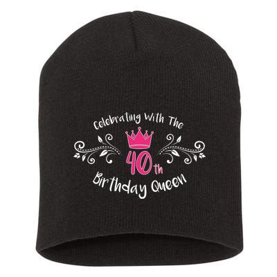 Celebrating With The 40th Birthday Queen Short Acrylic Beanie