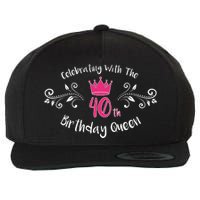 Celebrating With The 40th Birthday Queen Wool Snapback Cap