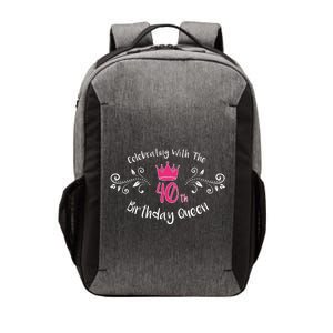 Celebrating With The 40th Birthday Queen Vector Backpack