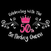 Celebrating With The 50th Birthday Queen T-Shirt