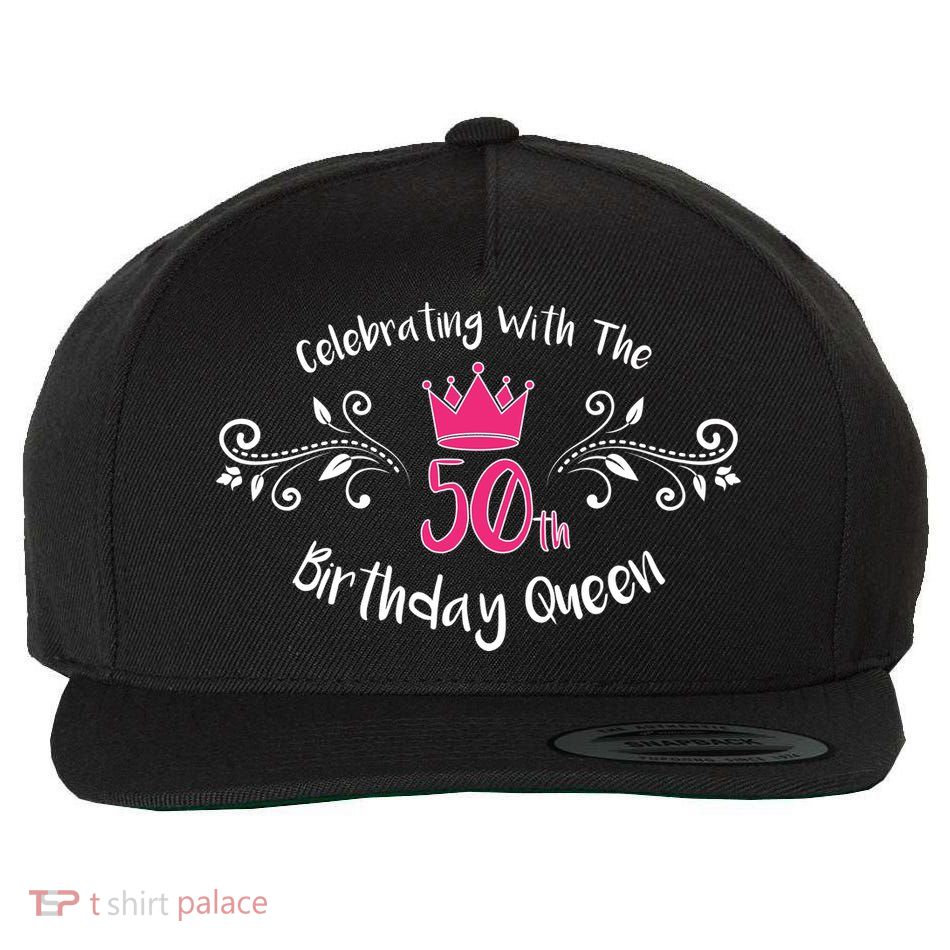 Celebrating With The 50th Birthday Queen Wool Snapback Cap