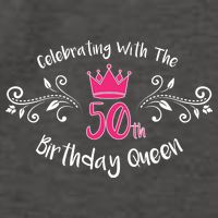 Celebrating With The 50th Birthday Queen Vector Backpack