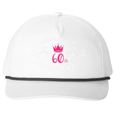 Celebrating With The 60th Birthday Queen Snapback Five-Panel Rope Hat