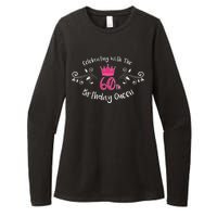 Celebrating With The 60th Birthday Queen Womens CVC Long Sleeve Shirt