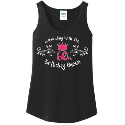 Celebrating With The 60th Birthday Queen Ladies Essential Tank