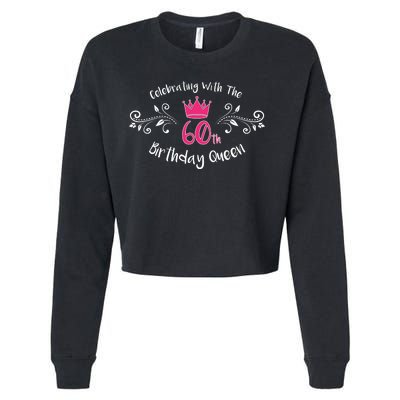 Celebrating With The 60th Birthday Queen Cropped Pullover Crew