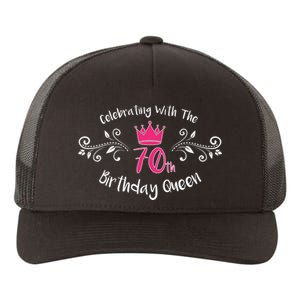 Celebrating With The 70th Birthday Queen Yupoong Adult 5-Panel Trucker Hat