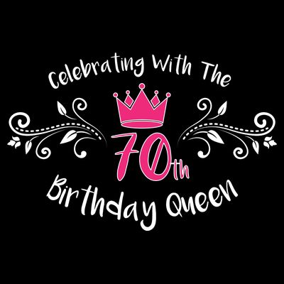 Celebrating With The 70th Birthday Queen T-Shirt