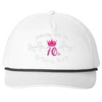 Celebrating With The 70th Birthday Queen Snapback Five-Panel Rope Hat