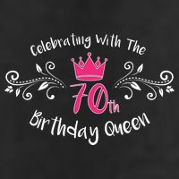 Celebrating With The 70th Birthday Queen Adult Drive Performance Visor