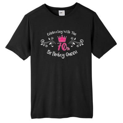 Celebrating With The 70th Birthday Queen Tall Fusion ChromaSoft Performance T-Shirt