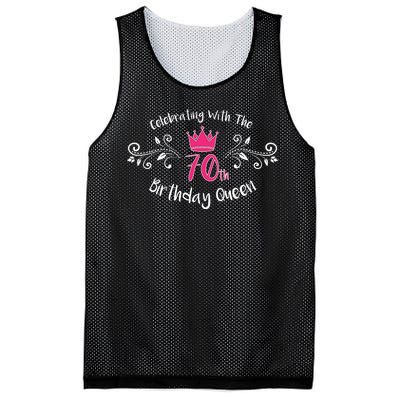 Celebrating With The 70th Birthday Queen Mesh Reversible Basketball Jersey Tank