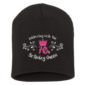 Celebrating With The 70th Birthday Queen Short Acrylic Beanie