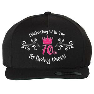 Celebrating With The 70th Birthday Queen Wool Snapback Cap