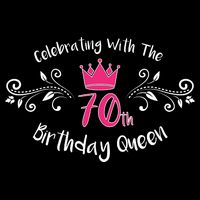 Celebrating With The 70th Birthday Queen Zip Tote Bag
