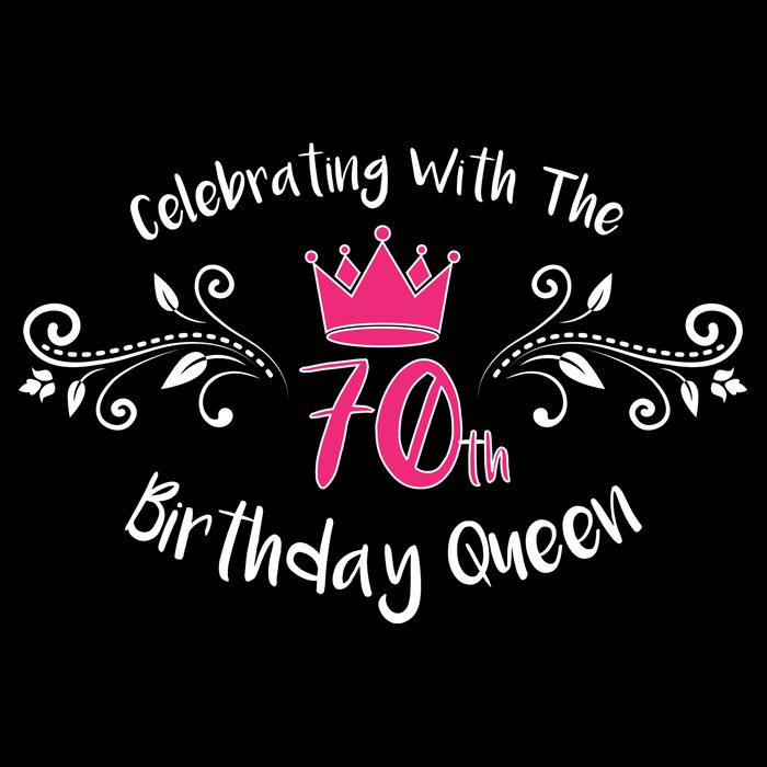 Celebrating With The 70th Birthday Queen Zip Tote Bag