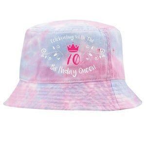 Celebrating With The 70th Birthday Queen Tie-Dyed Bucket Hat