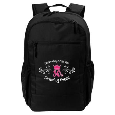 Celebrating With The 80th Birthday Queen Backpack